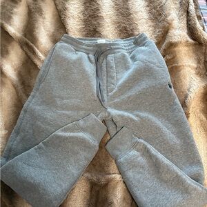 U.S. Polo Assn. Gray Fleece-Lined Sweatpants